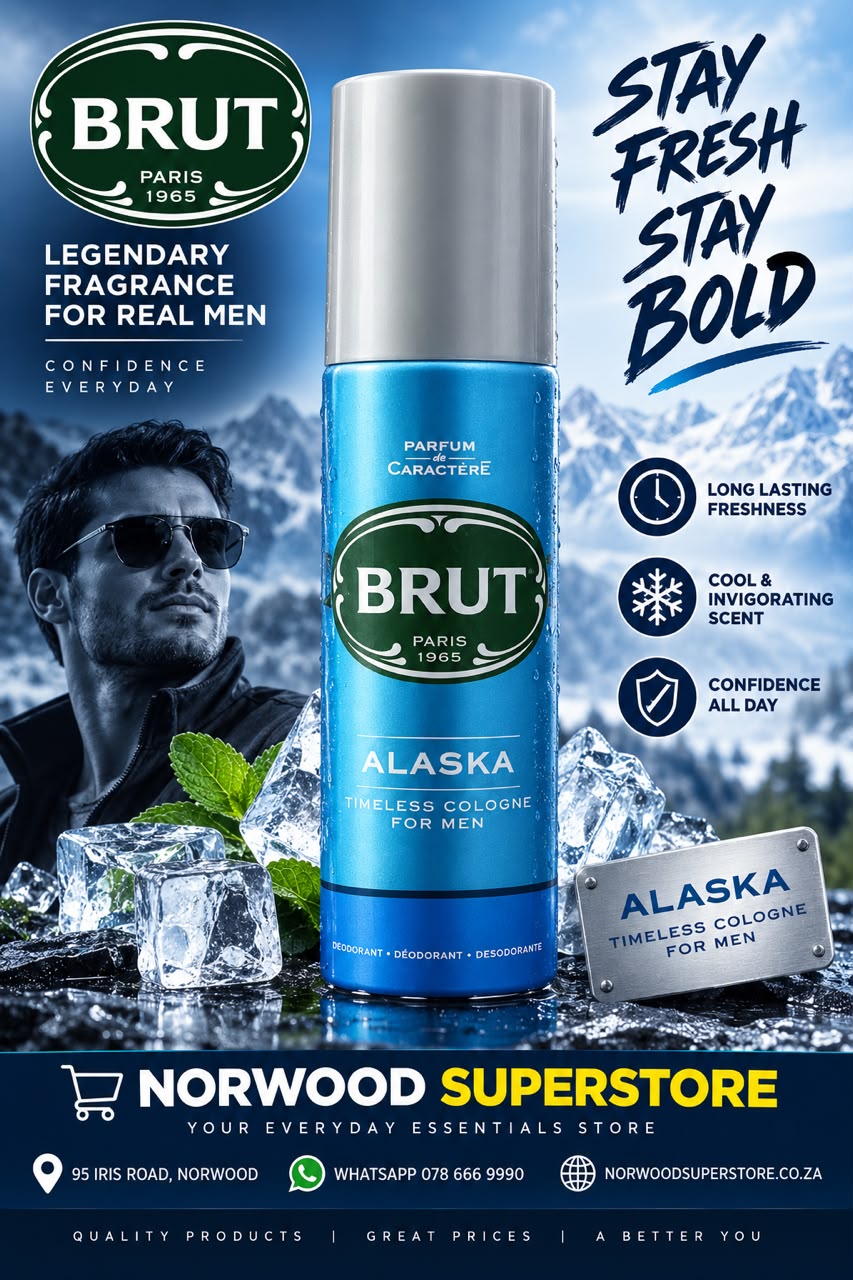 BRUT ALASKA DEODORANT 120ML